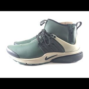 NEW Nike Air Presto Mid Utility Black Green
